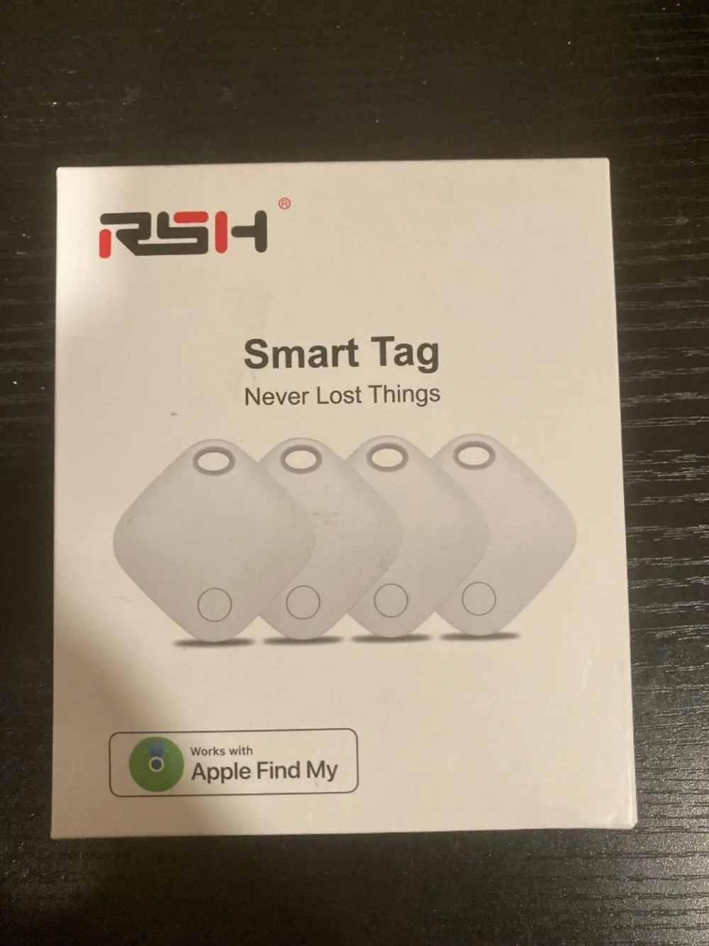 Air Tracker Tags 4 Pack (iOS Only) Bluetooth Luggage Tracker Tags
